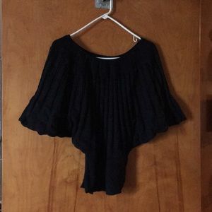 Black gorgeous sweater with silver flecks. M